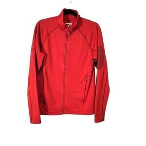 Marmot Track Jacket Women's Small Red Lightweight Athletic Sportwear